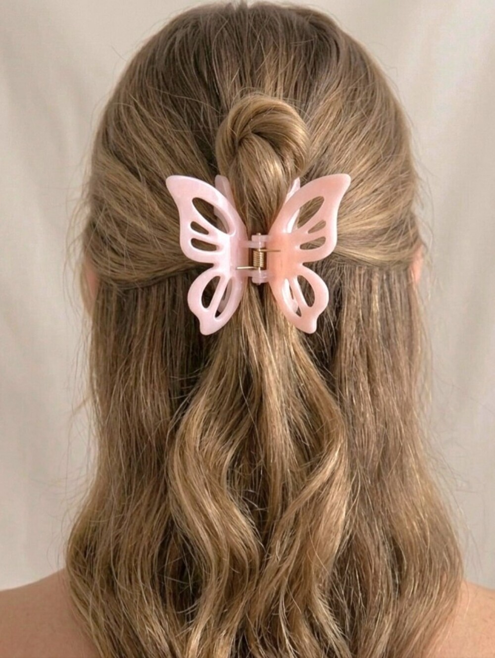Pink Butterfly Hair Clip, Hair Accessories, Pink Hair Clip
